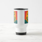 Nautic Anchor Pop Art Reisebecher (Mittel)
