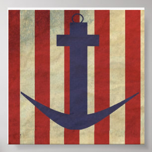 Nautic Anchor Poster
