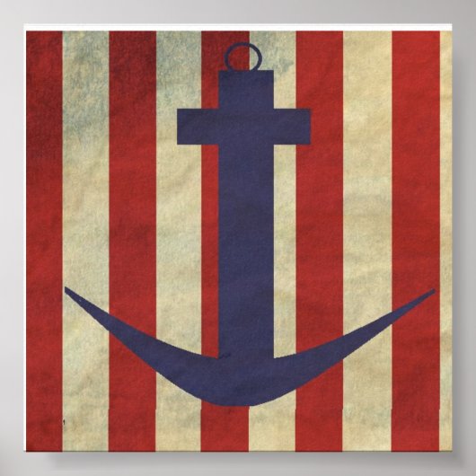 Nautic Anchor Poster (Vorne)