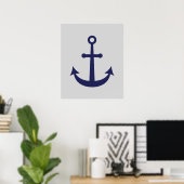 Nautic Anchor Poster (Heimbüro)