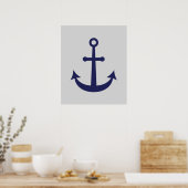 Nautic Anchor Poster (Küche)