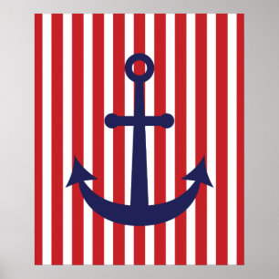 Nautic Anchor Poster