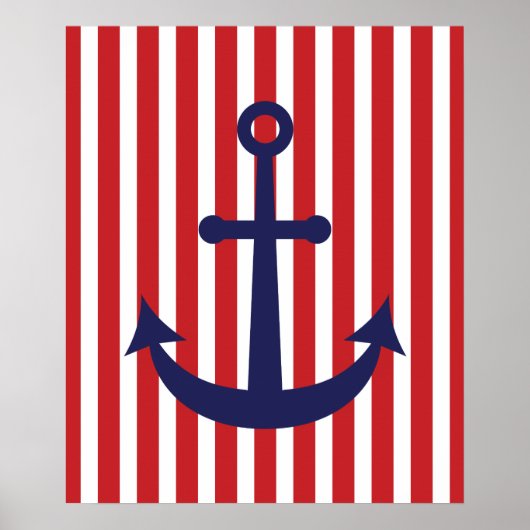 Nautic Anchor Poster (Vorne)