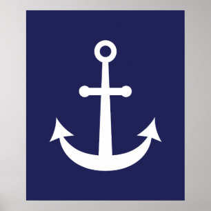 Nautic Anchor Poster