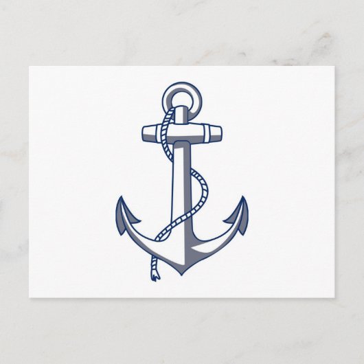 Nautic Anchor Postkarte (Vorderseite)