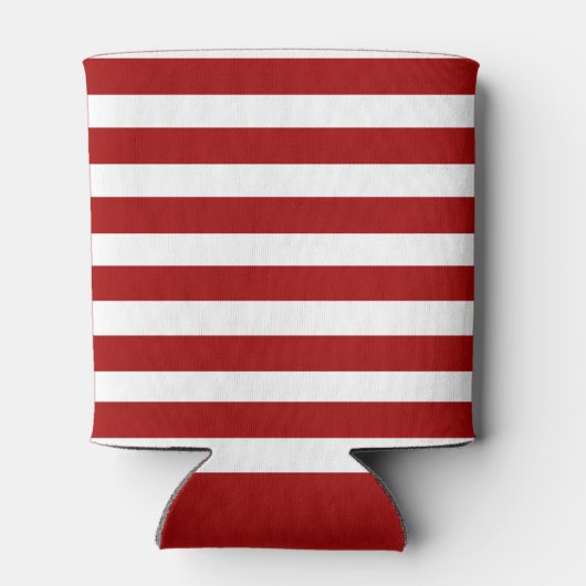 Nautic Anchor Rope Striping Boot RWB Ihr Name Dosenkühler (Rückseite)