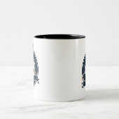 Nautic Anchor Sailor Sailing Personalisiert Zweifarbige Tasse (Mittel)