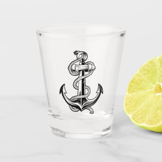 Nautic Anchor Schnapsglas (Vorderseite)