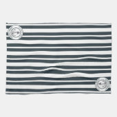 Nautic Anchor Segeln Custom Boat Skipper Geschirrtuch (Horizontal)