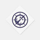Nautic Anchor Serviette (Ecke)