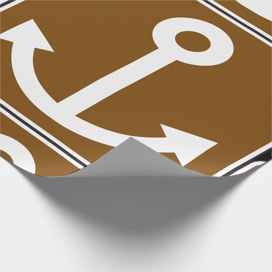 Nautic Anchor Sign Geschenkpapier