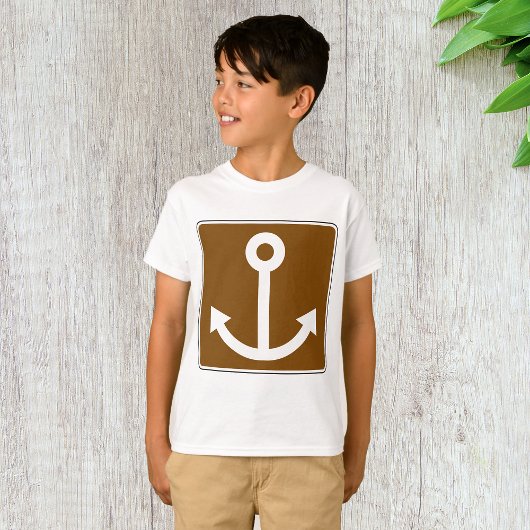 Nautic Anchor Sign T-Shirt