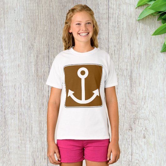 Nautic Anchor Sign T-Shirt