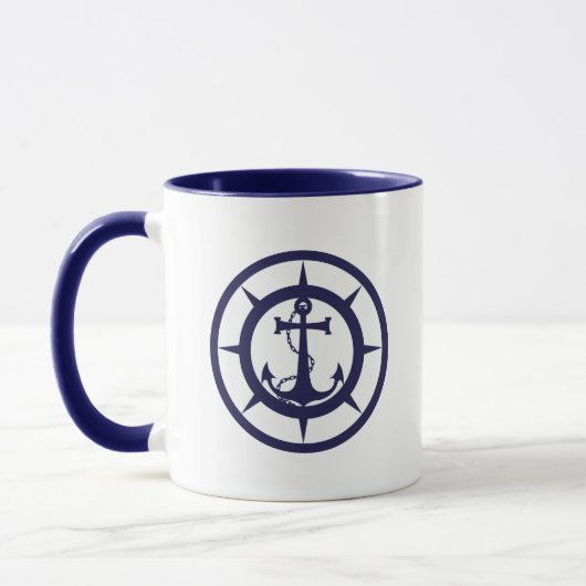 Nautic Anchor Tasse (Links)