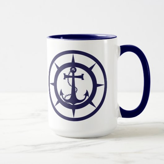 Nautic Anchor Tasse (Rechts)