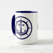 Nautic Anchor Tasse (Vorderseite Links)