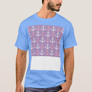 Nautic Anchors Muster Captain Beach Ocean T-Shirt