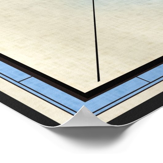 Nautic Anchors Poster (Ecke)