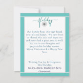 Nautic Aquamarin Holiday Joy Sand Dollar 3 Foto (Rückseite)