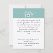 Nautic Aquamarin Joy Sand Dollar 3 Foto Weihnachte (Rückseite)