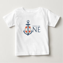 Nautic Baby Boy First Birthday T - Shirt
