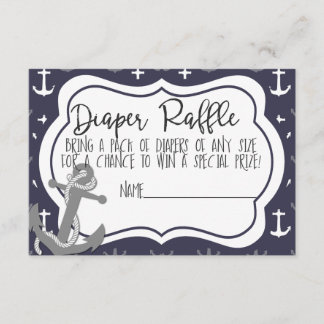 Nautic Baby Shower Boy Ahoy Es ist ein Junge Winde Begleitkarte