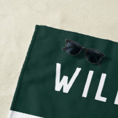 Nautic Bachelor Weekend White Stripes Custom Strandtuch (Beispiel)