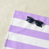 Nautic Bachelorette Weekend Lavender & White Strandtuch (Beispiel)