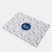 Nautic Back to School Dorm Essentials Fußmatte (Schrägansicht)