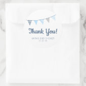 Nautic Banner Gefallen Danke, dass Sie Aufkleber m (Tasche)