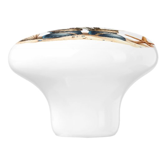 Nautic Beach Gnome Keramikknauf (Seitenansicht)