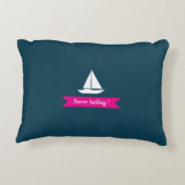 Nautic Best Sailor Aquamarin Dekokissen (Rückseite)