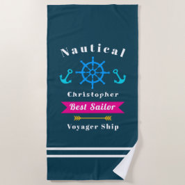 Nautic Best Sailor Aquamarin Strandtuch