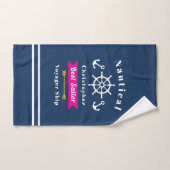 Nautic Best Sailor Navy Badhandtuch Set (Handtuch)