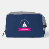 Nautic Best Sailor Navy Gray Waschbeutel (Rückseite)