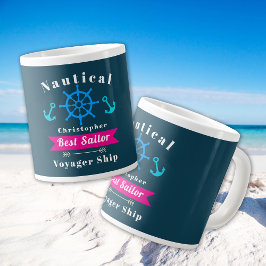 Nautic Best Sailor Navy Jumbo-Tasse