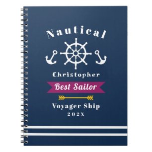 Nautic Best Sailor Navy Notizblock