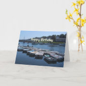 Nautic Birthday Karte (Gelbe Blume)