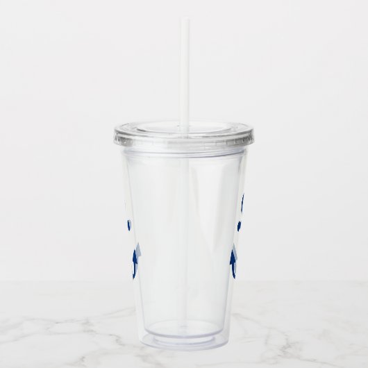 Nautic Blue Anchor Acryltrinkbecher (Rechts)