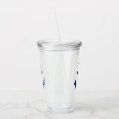 Nautic Blue Anchor Acryltrinkbecher (Links)