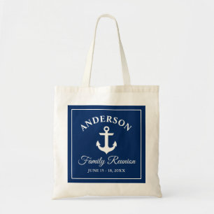 Nautic Blue Anchor Family Wiedersehen Tragetasche