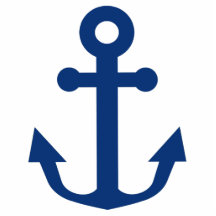 Nautic Blue Anchor