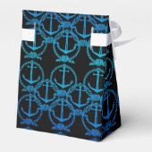 Nautic Blue Anchor Motif Zent Gevor Box Geschenkschachtel (Rückseite)