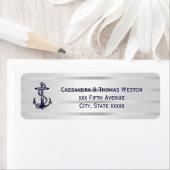 Nautic Blue Anchor Silver, mit dem das Adressenlab (Insitu)