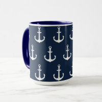 Nautic Blue Anchor