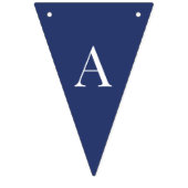 Nautic Blue Anchor Wimpelkette (Dritte Fahne)