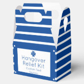 Nautic Blue and White Hangover Relief Kit Gevor Geschenkschachtel (Geöffnet)