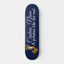 Nautic Blue Boy Party Pirates Skateboard