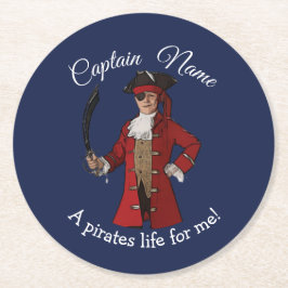 Nautic Blue Boy Pirate Untersetzer