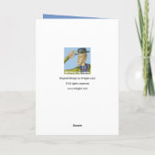 Nautic Blue Dankeschön Karte (Rückseite)